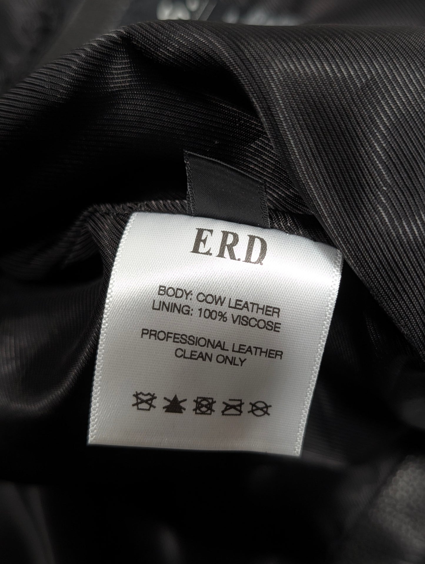 enfants riches deprimes leather checker jacket black white