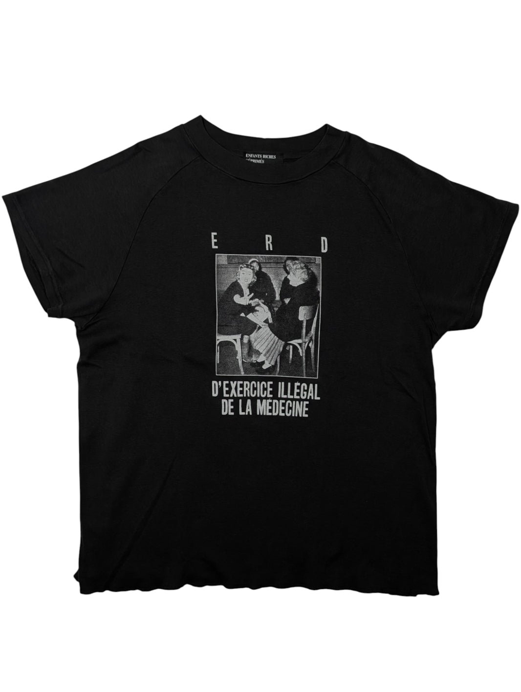 Medicine Raglan T-Shirt Faded Black