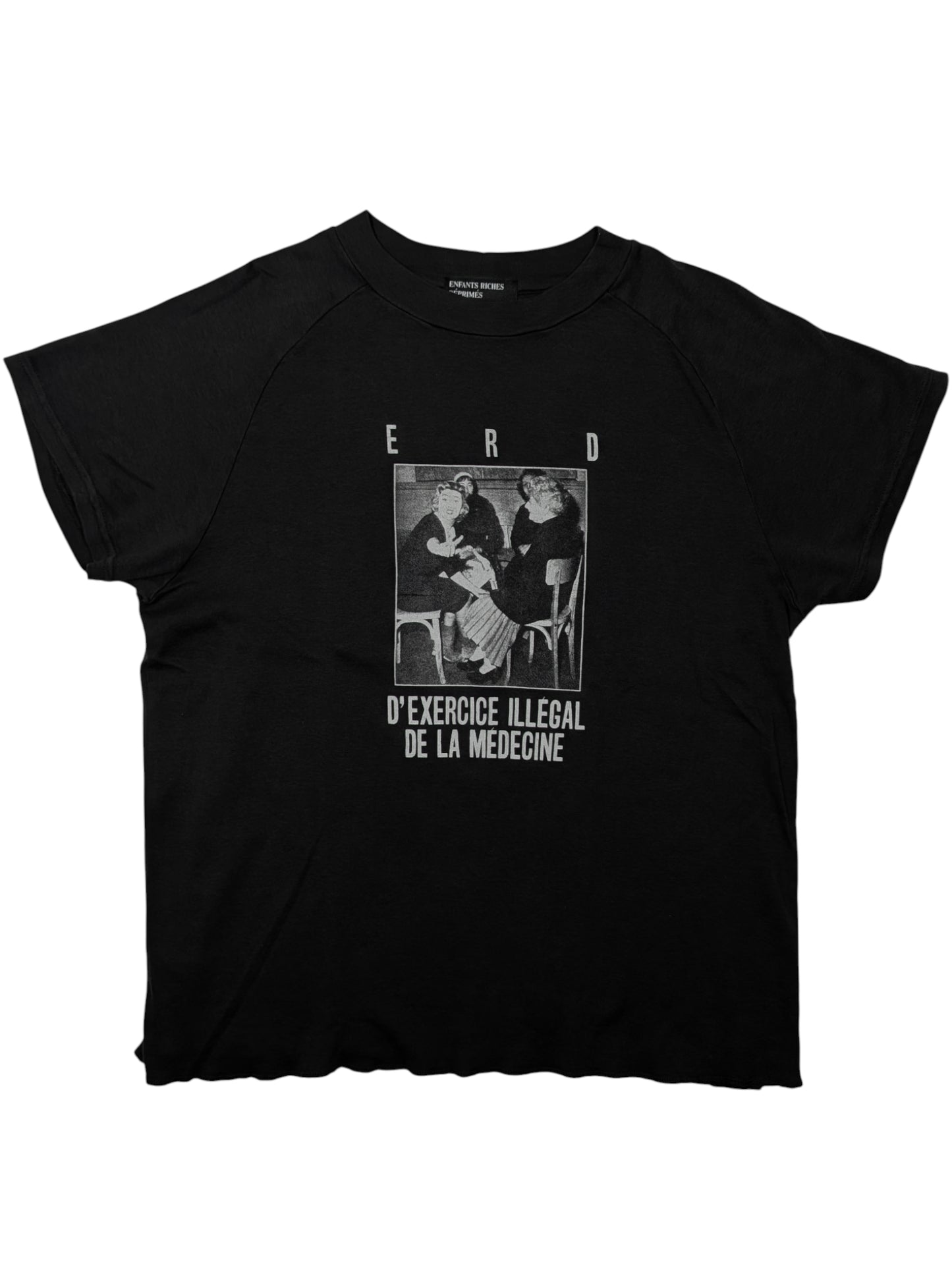 Medicine Raglan T-Shirt Faded Black