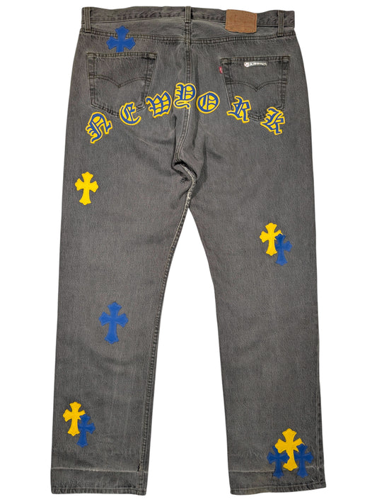 chrome hearts jeans