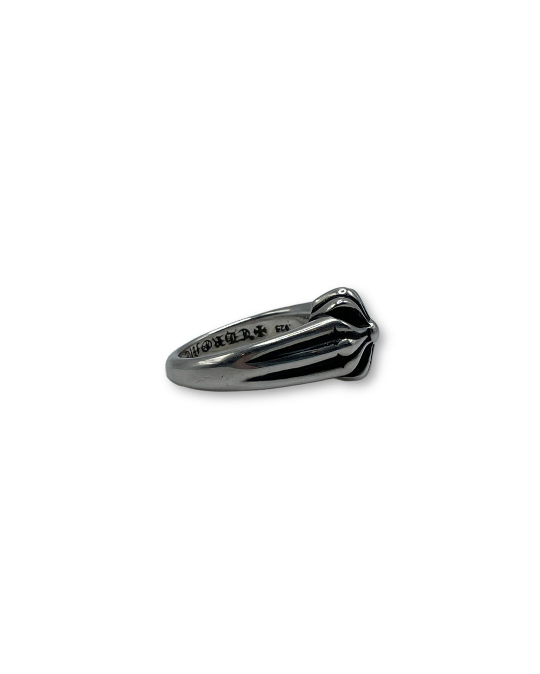 Chrome Hearts Cutout Plus Ring (8) Sterling Silver Hardware
