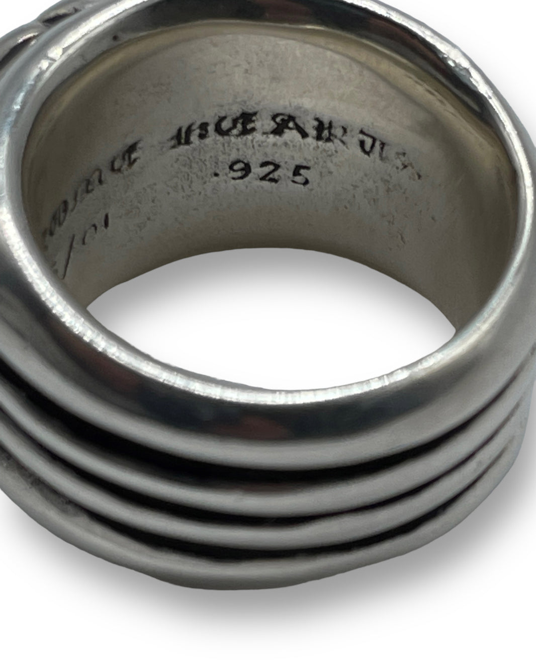Chrome Hearts Dagger Heart Ring (9) Authenticated Designer