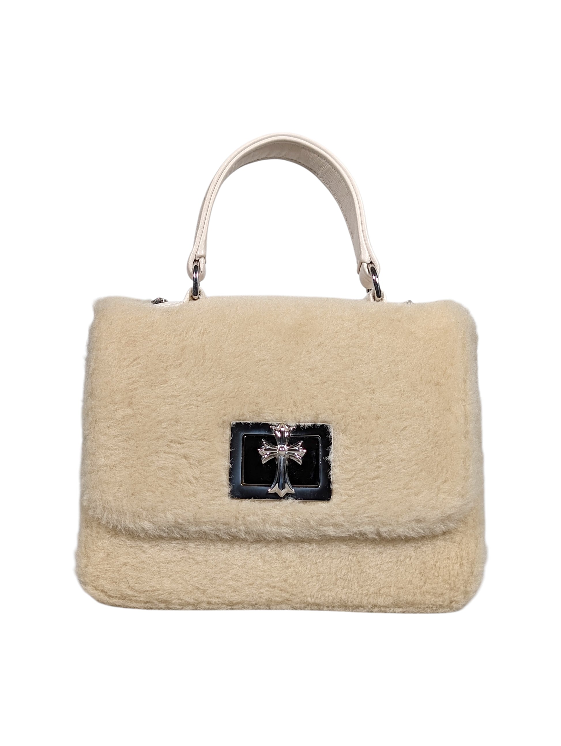 chrome-hearts-handbag-grow-up-white-fur-bag