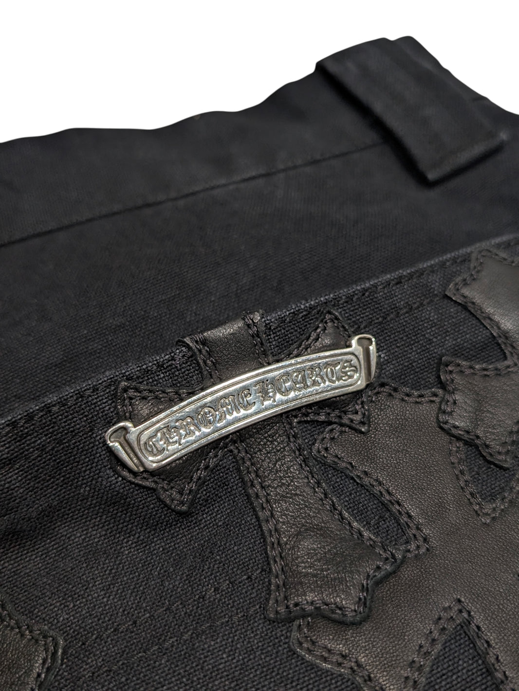 Chrome Hearts Carpenter Cross Patch Shorts Double Knee Archival