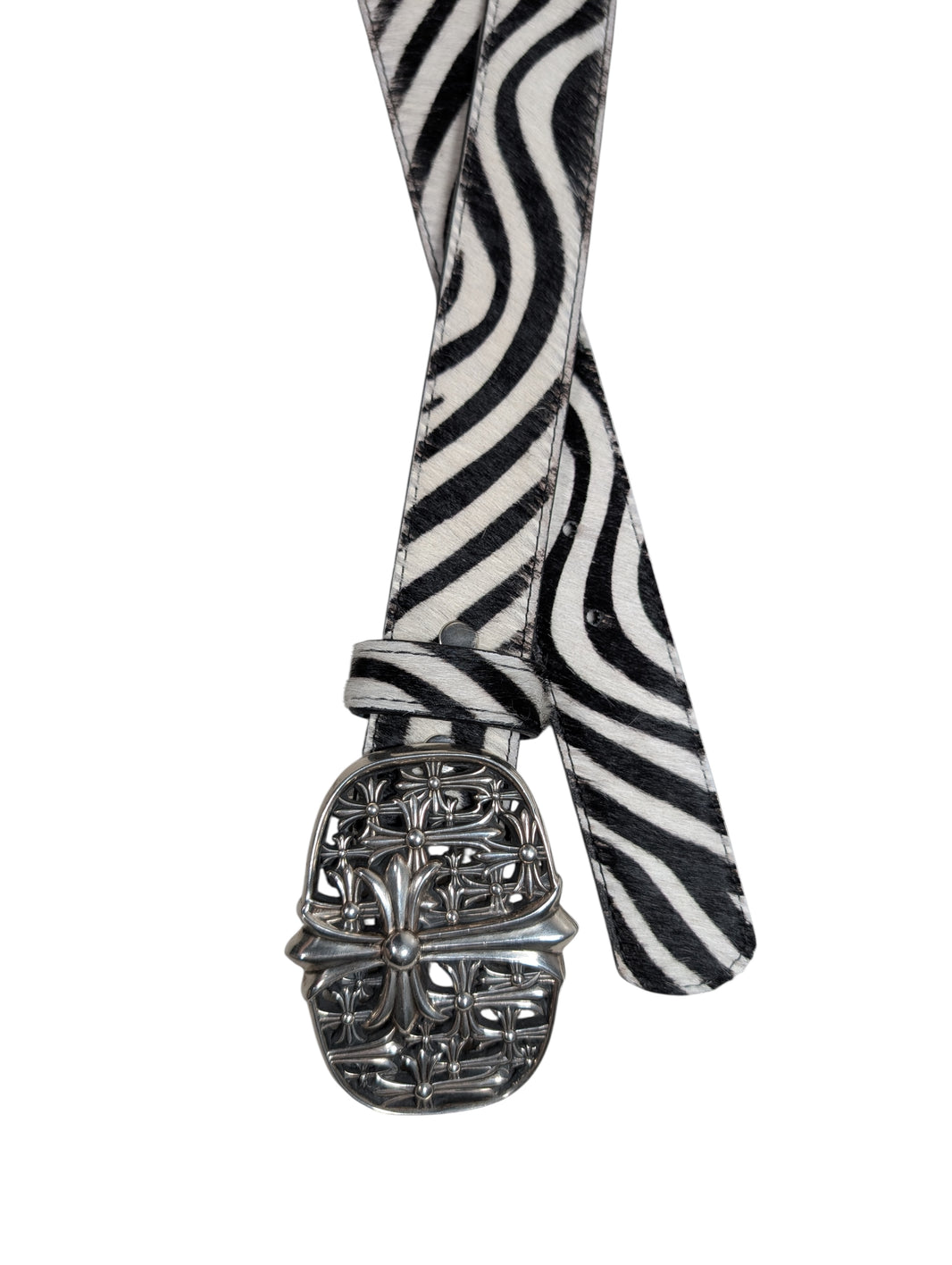 Zebra Calf Hair Belt – Buckle System