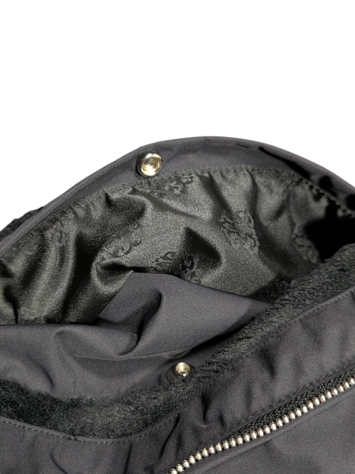 Chrome Hearts Cobra Racing Leather Cross Patch Jacket Genuine