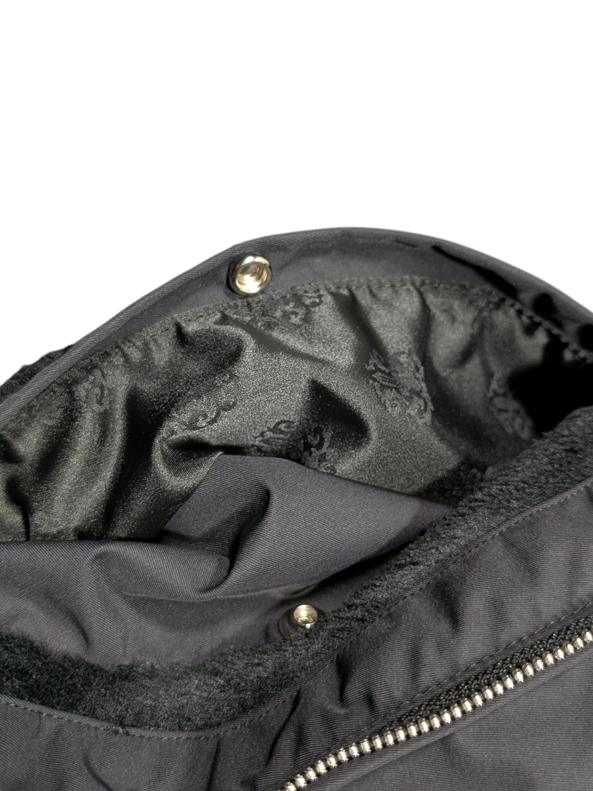 Chrome Hearts Cobra Racing Leather Cross Patch Jacket Genuine
