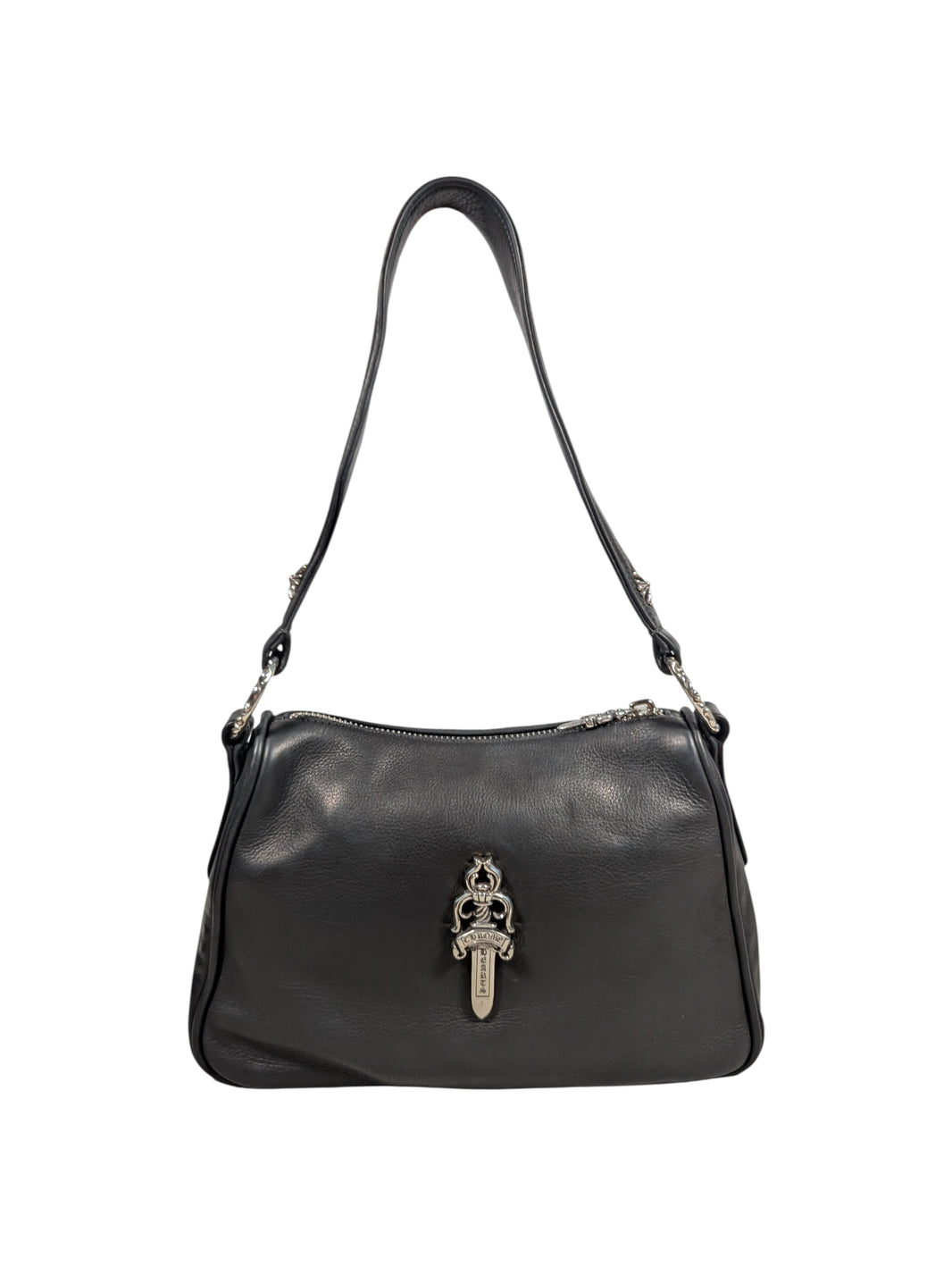 Chrome Hearts Leather Chicken Nugget Bag Sterling Silver Hardware