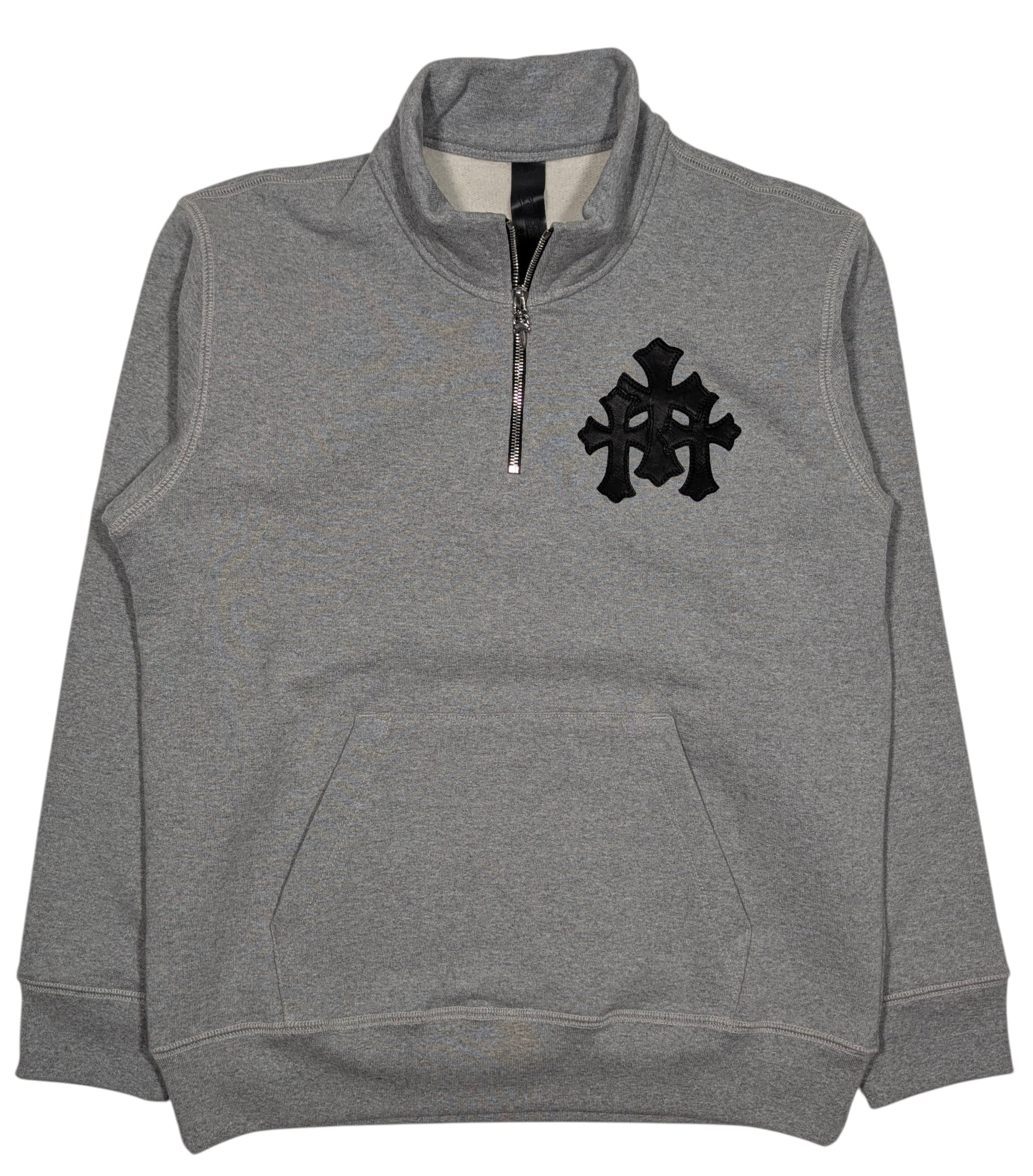 chrome hearts quarter zip