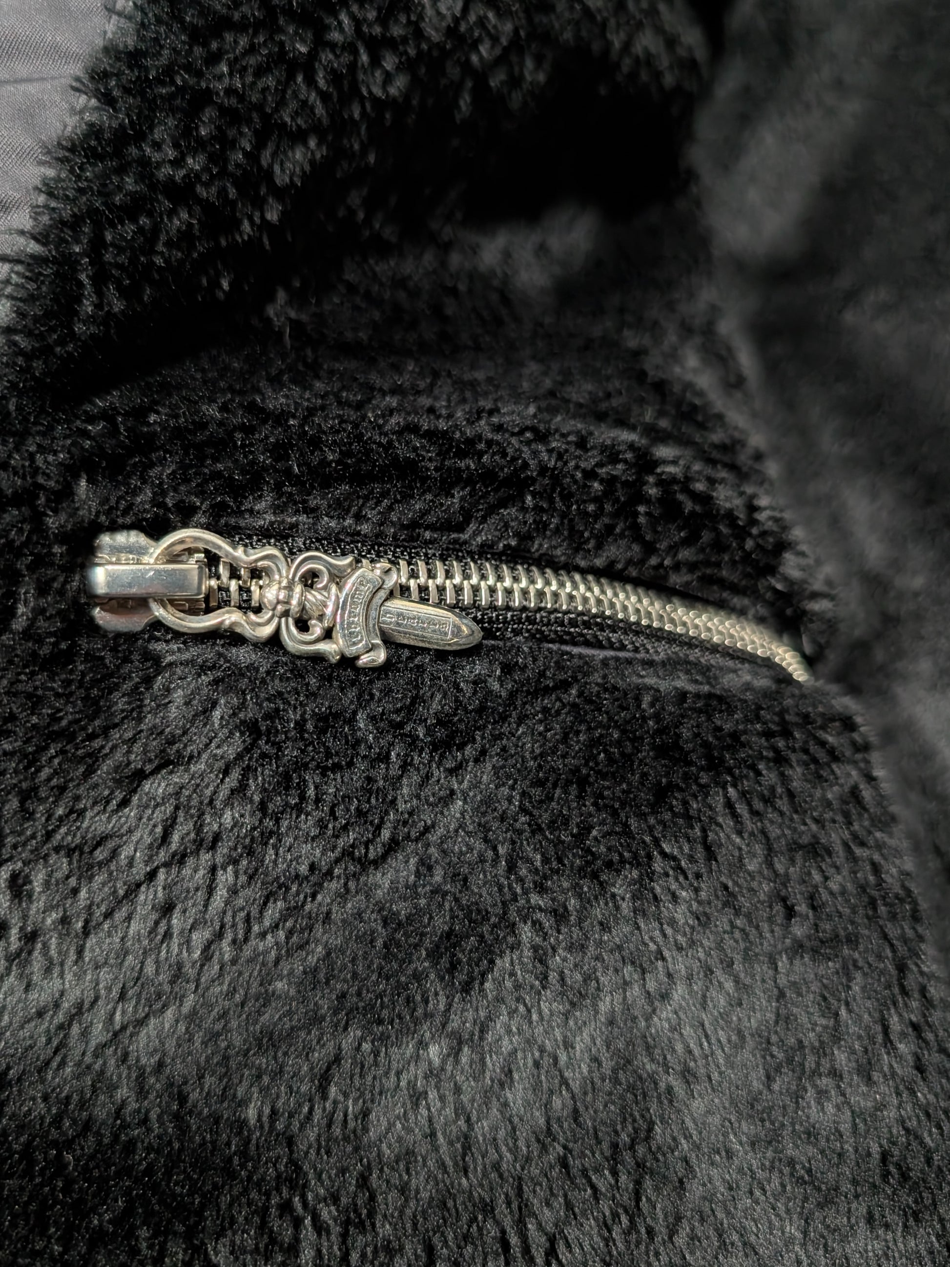 Chrome Hearts Cobra Racing Leather Cross Patch Jacket Hand-Selected Collector Piece