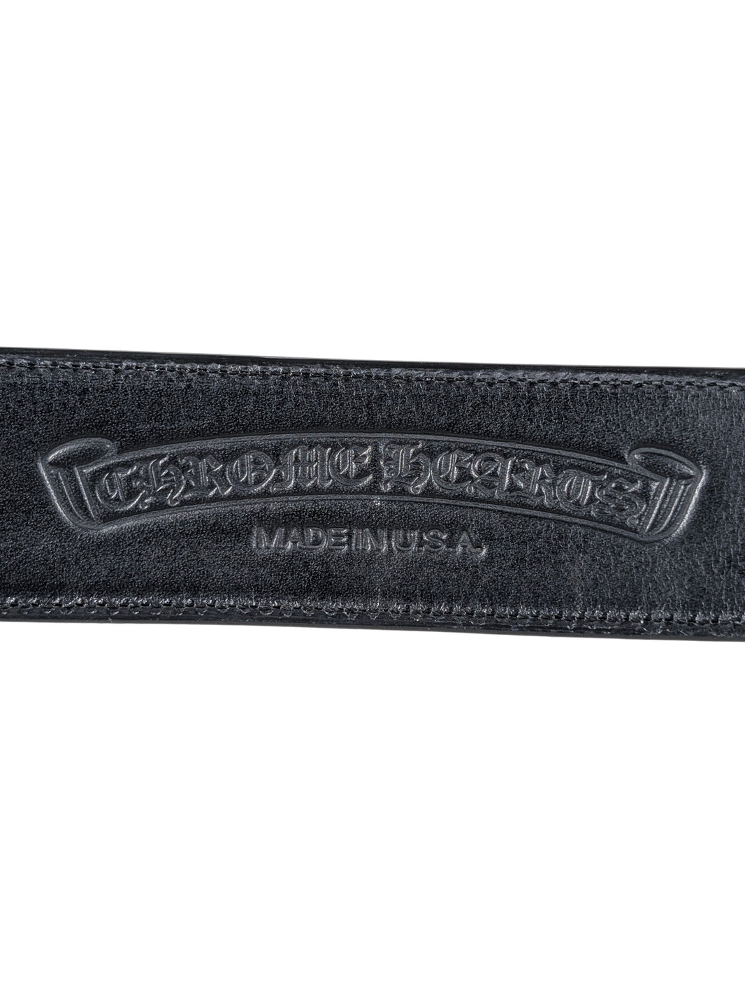 Chrome Hearts Roller Belt Black Authenticated Designer