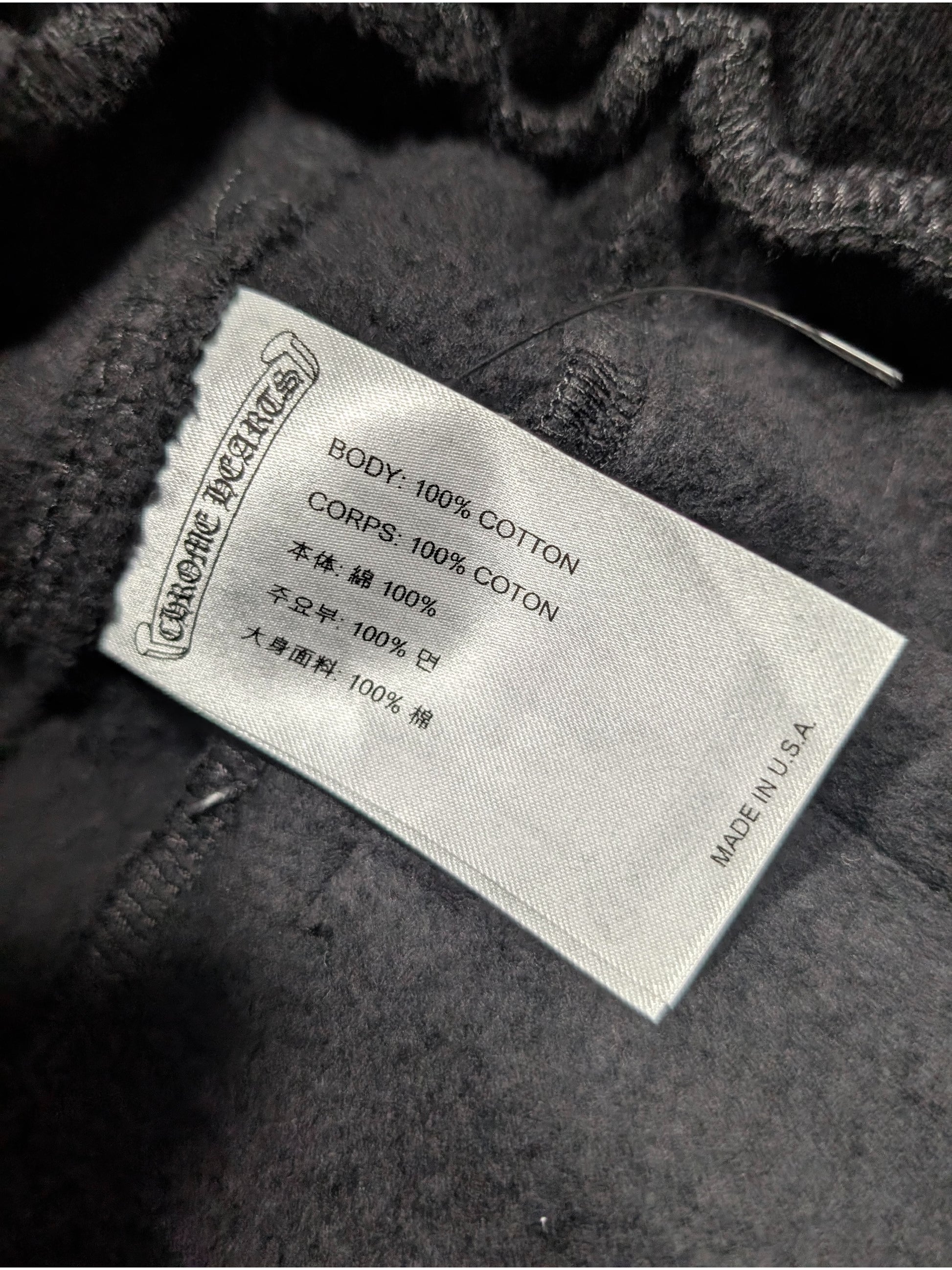 Chrome Hearts Blue Horseshoe Cross Sweatpants Verified YP Collective