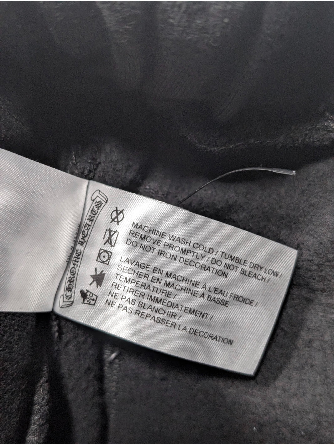 Chrome Hearts Blue Horseshoe Cross Sweatpants Archival