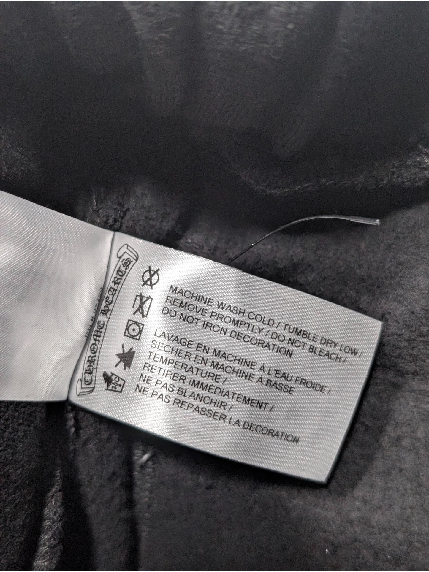 Chrome Hearts Blue Horseshoe Cross Sweatpants Archival