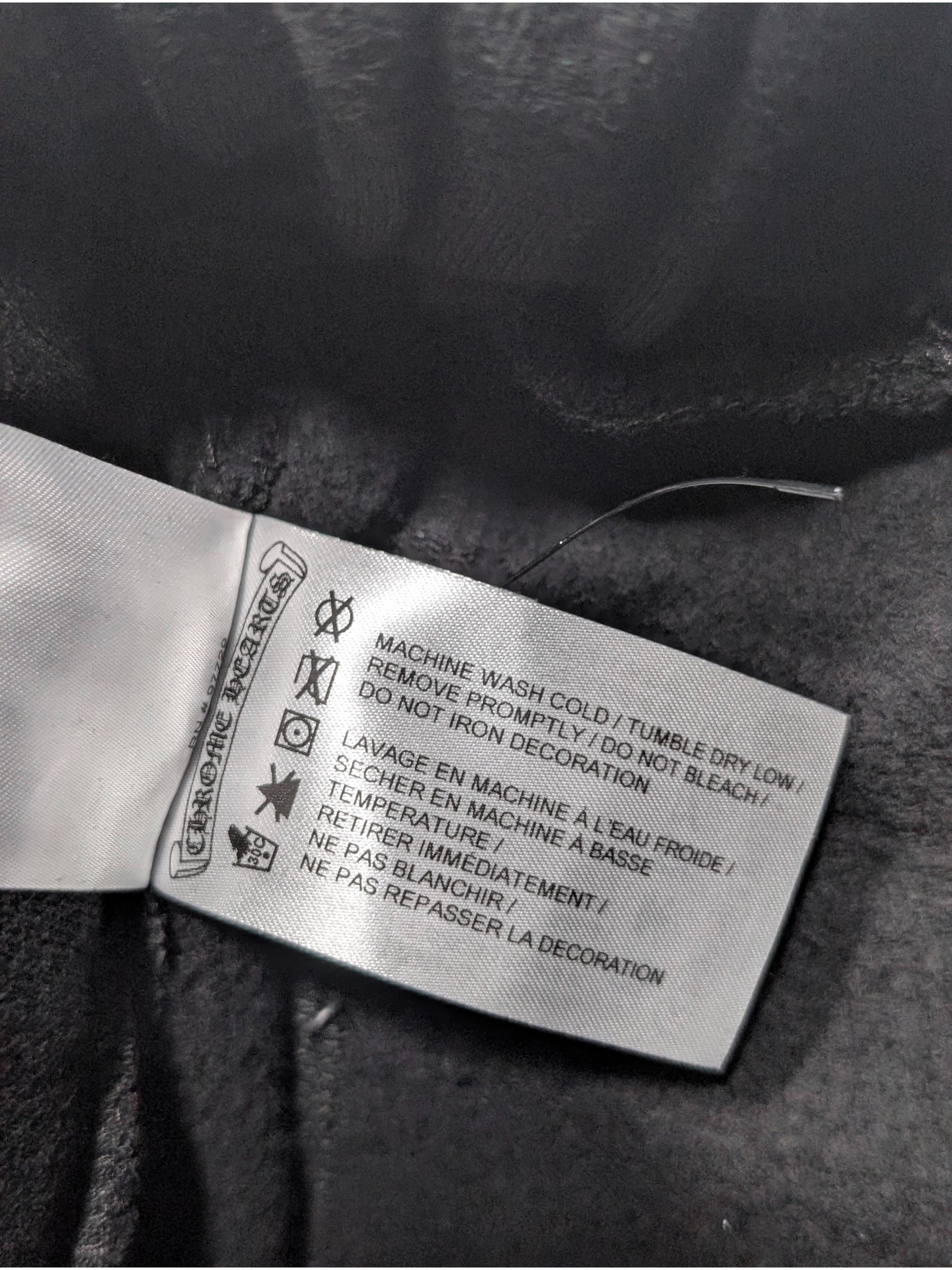 Chrome Hearts Blue Horseshoe Cross Sweatpants Archival