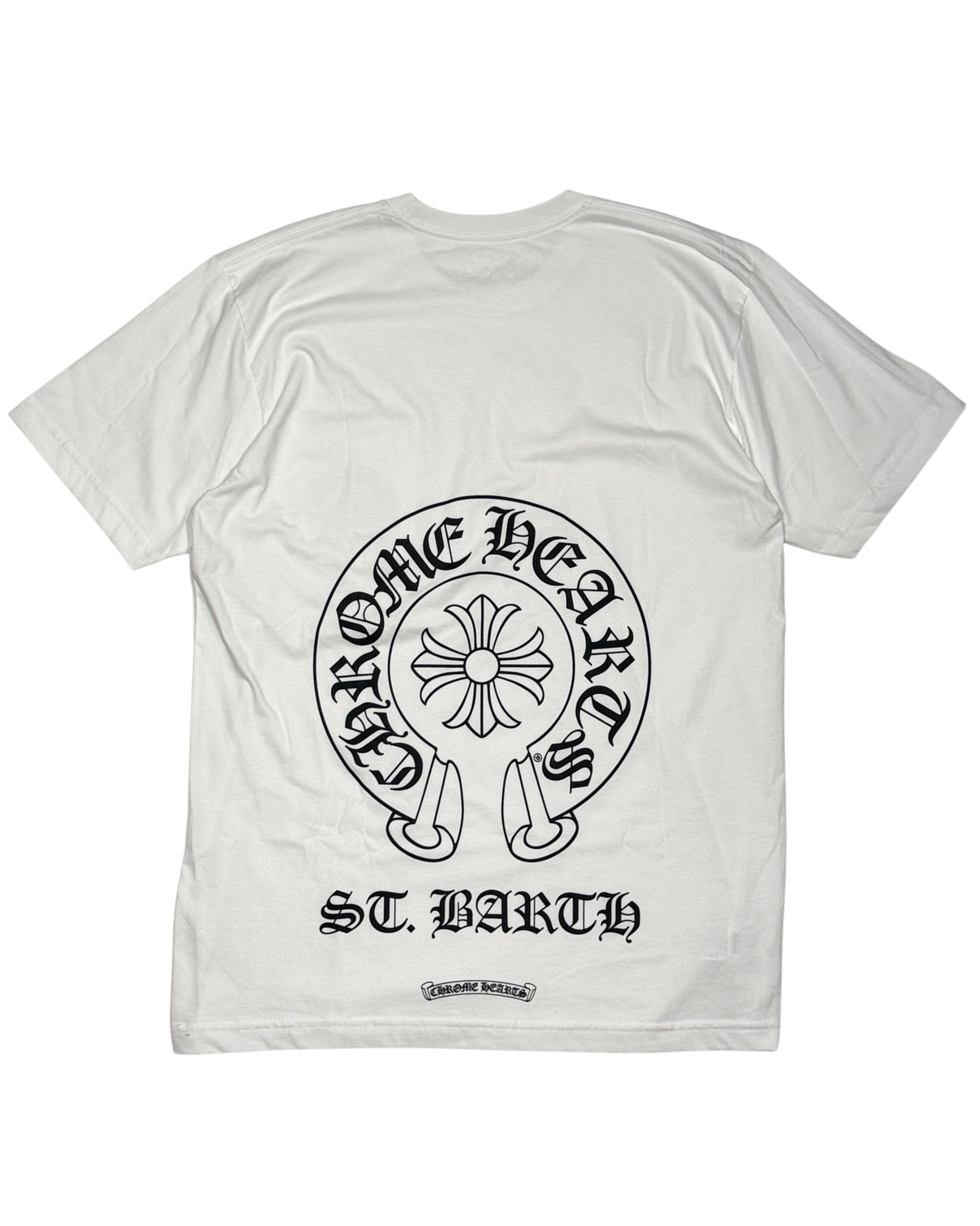 Chrome Hearts St Barths Exclusive Pocket Tee White Authentic T-Shirts