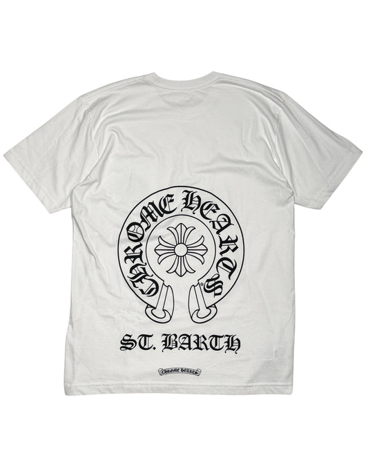 Chrome Hearts St Barths Exclusive Pocket Tee White Authentic T-Shirts