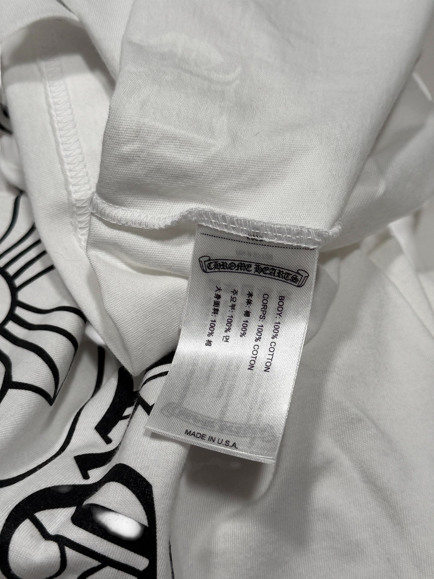 Chrome Hearts St Barths Exclusive Pocket Tee White Archival