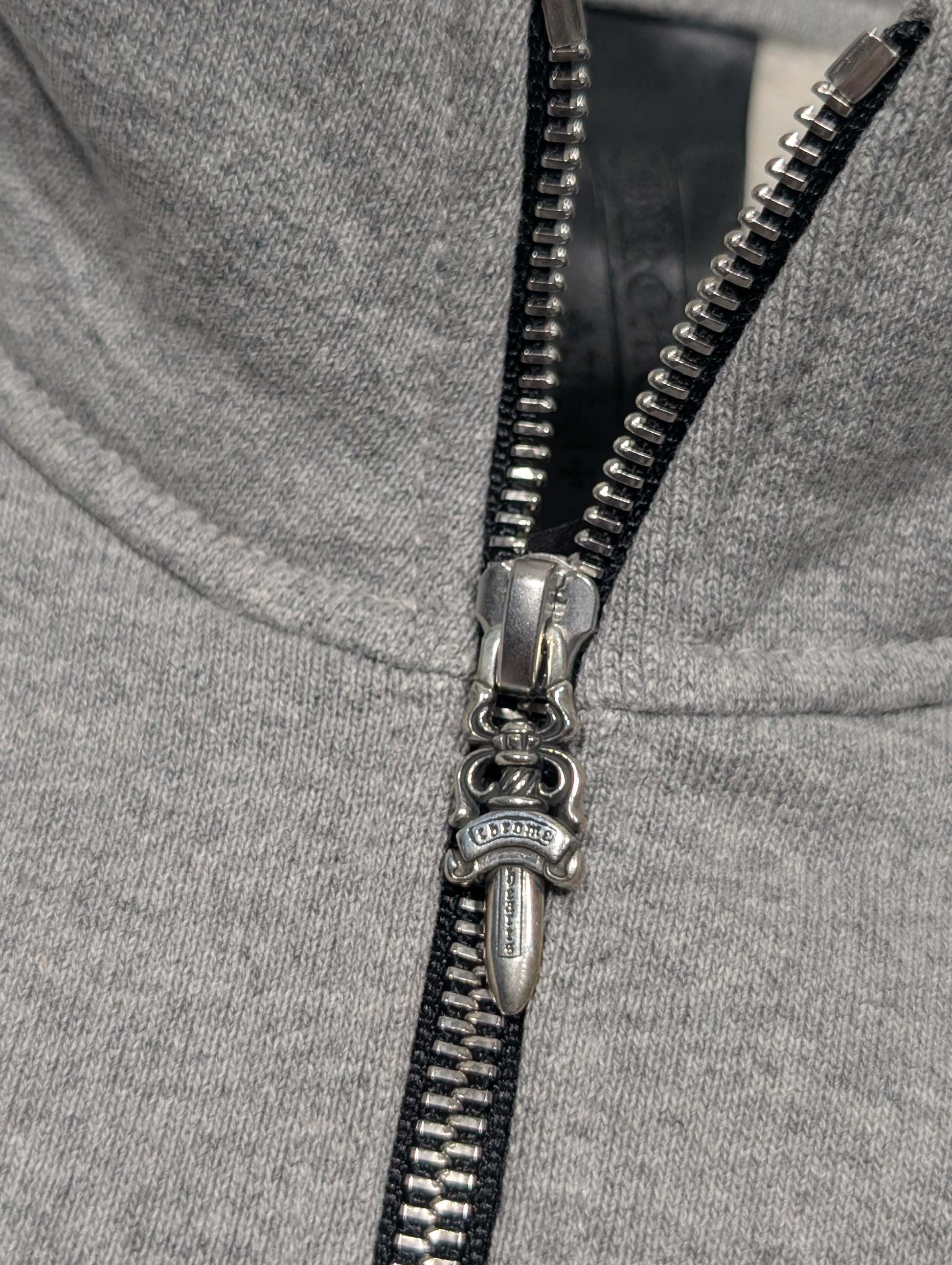 chrome hearts paper jam quarter zip