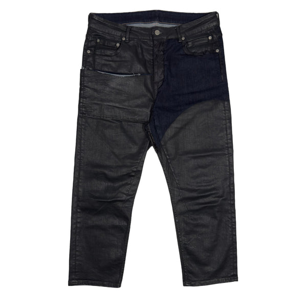 Runway Sample Torrence Cut Cropped Panel Collage Pants by Rick