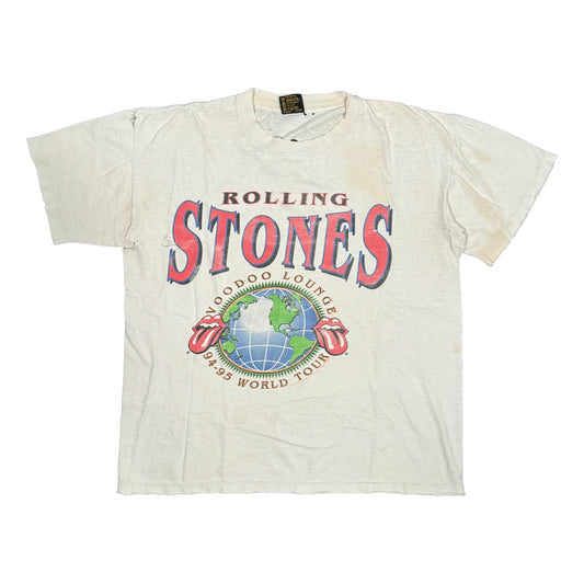 Vintage Rolling Stones 1994 Voodoo Lounge World Tour Band T-Shirt Authentic T-Shirts