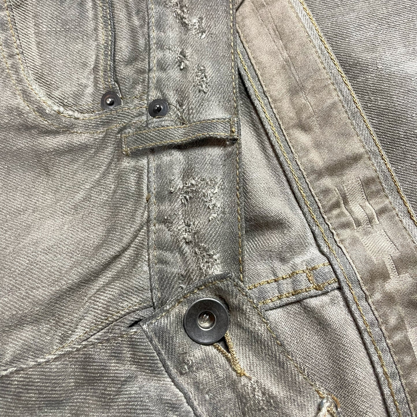 2010 Silver Mud Wash Detroit Cut Denim