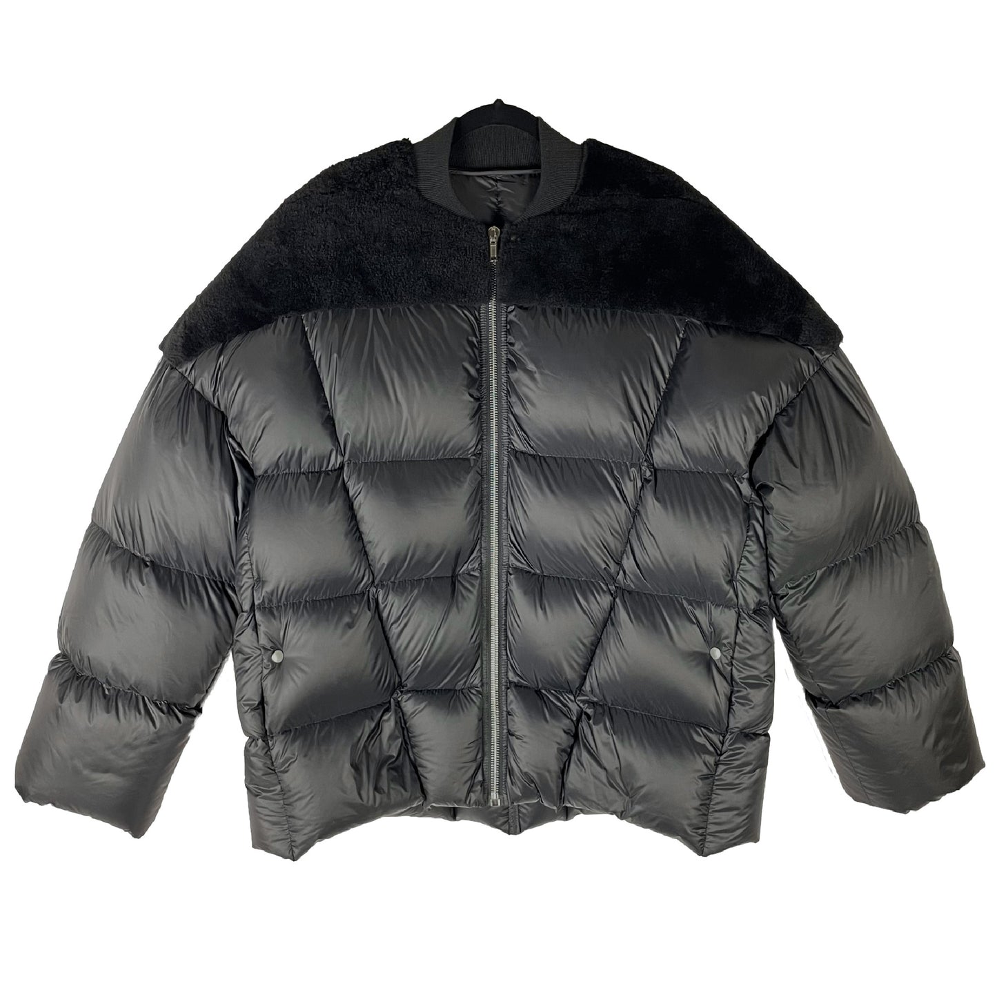 Lamb Shearling Flight Jacket - Black Butter