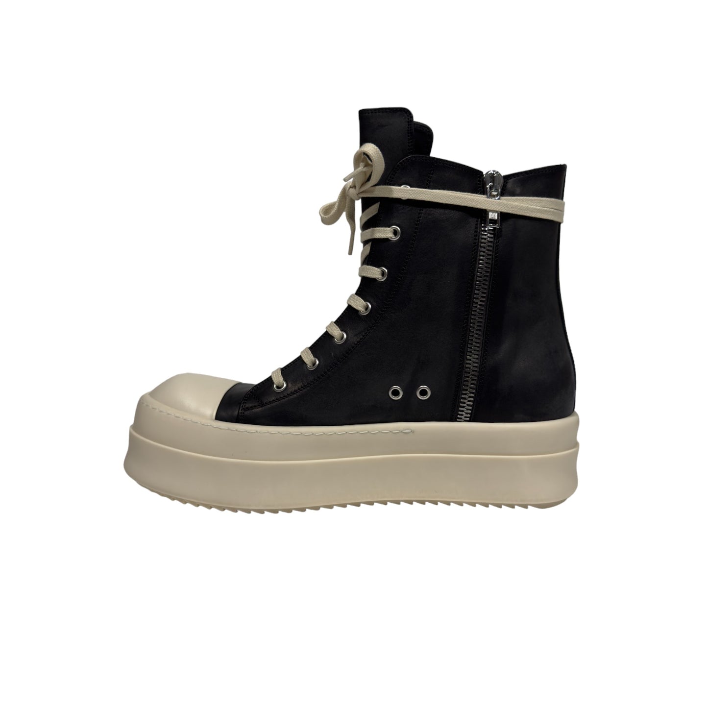 Washed Calf Leather Ramone Mega Bumper Sneaks