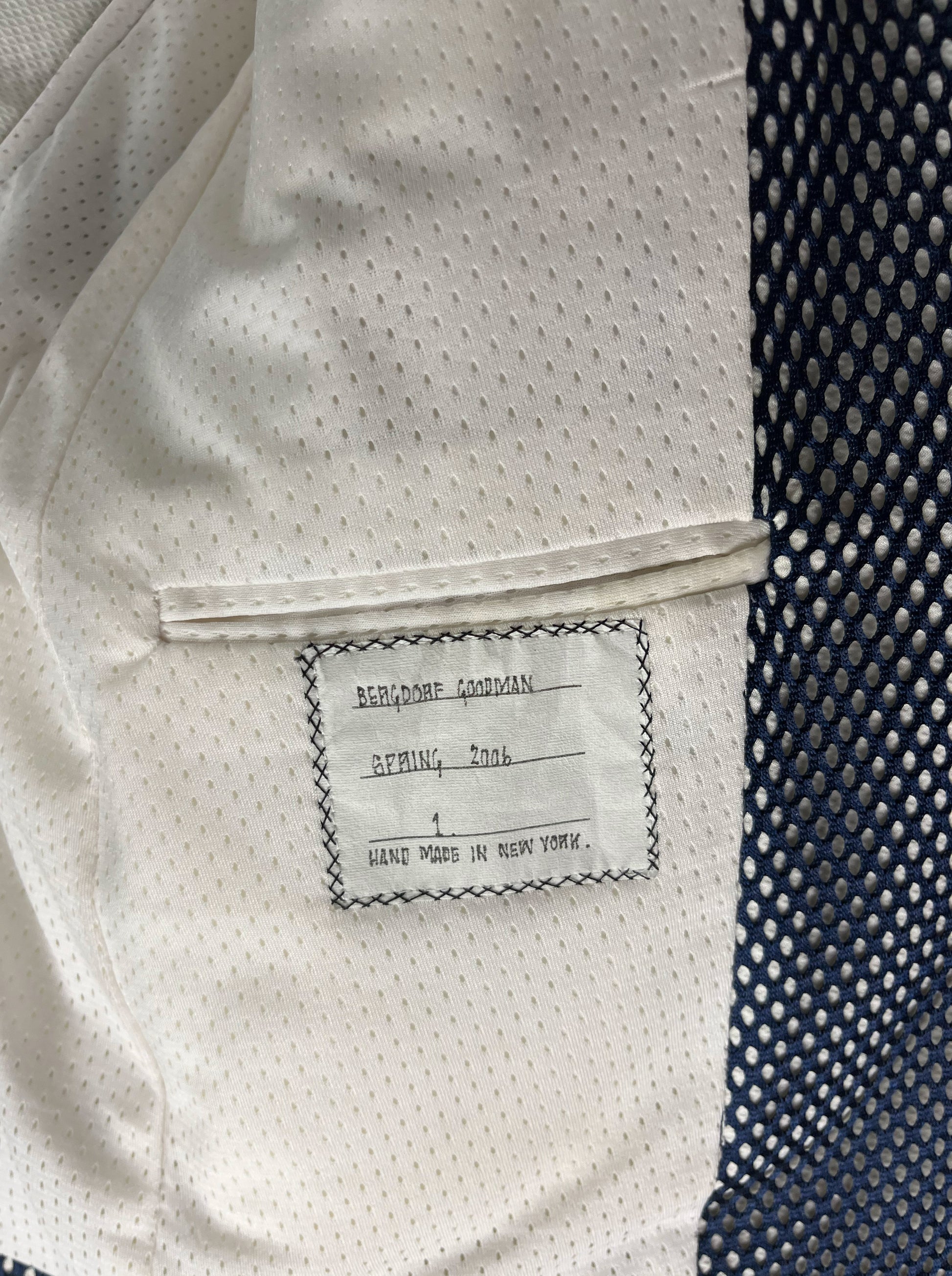 Handmade New York Thom Browne archival Marcella suit jacket