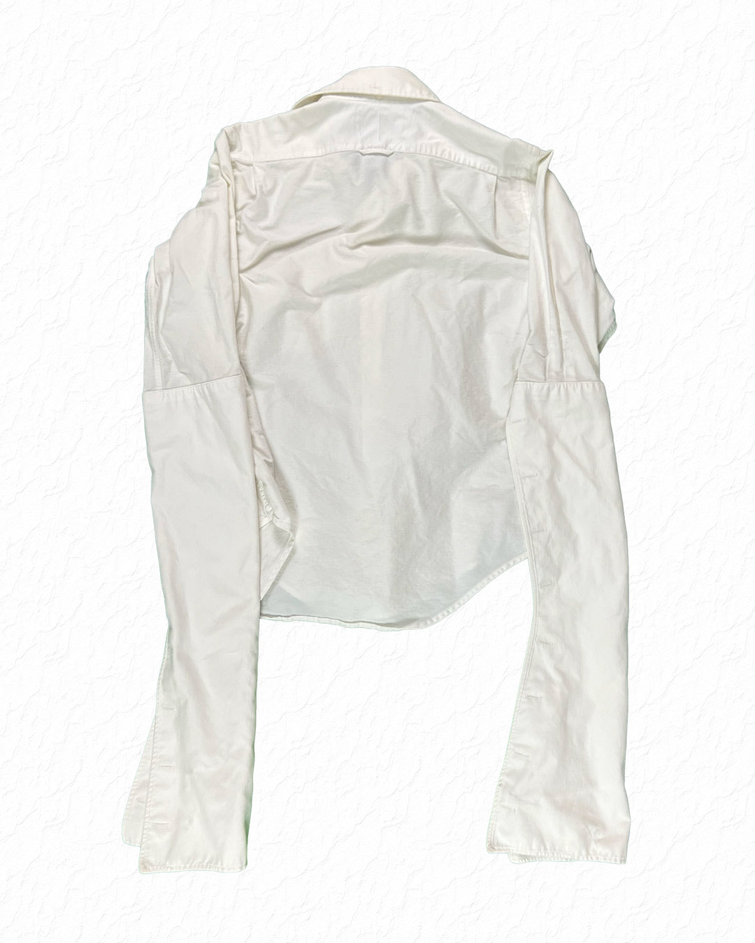 White cotton oxford shirt Thom Browne Spring 2008 runway piece