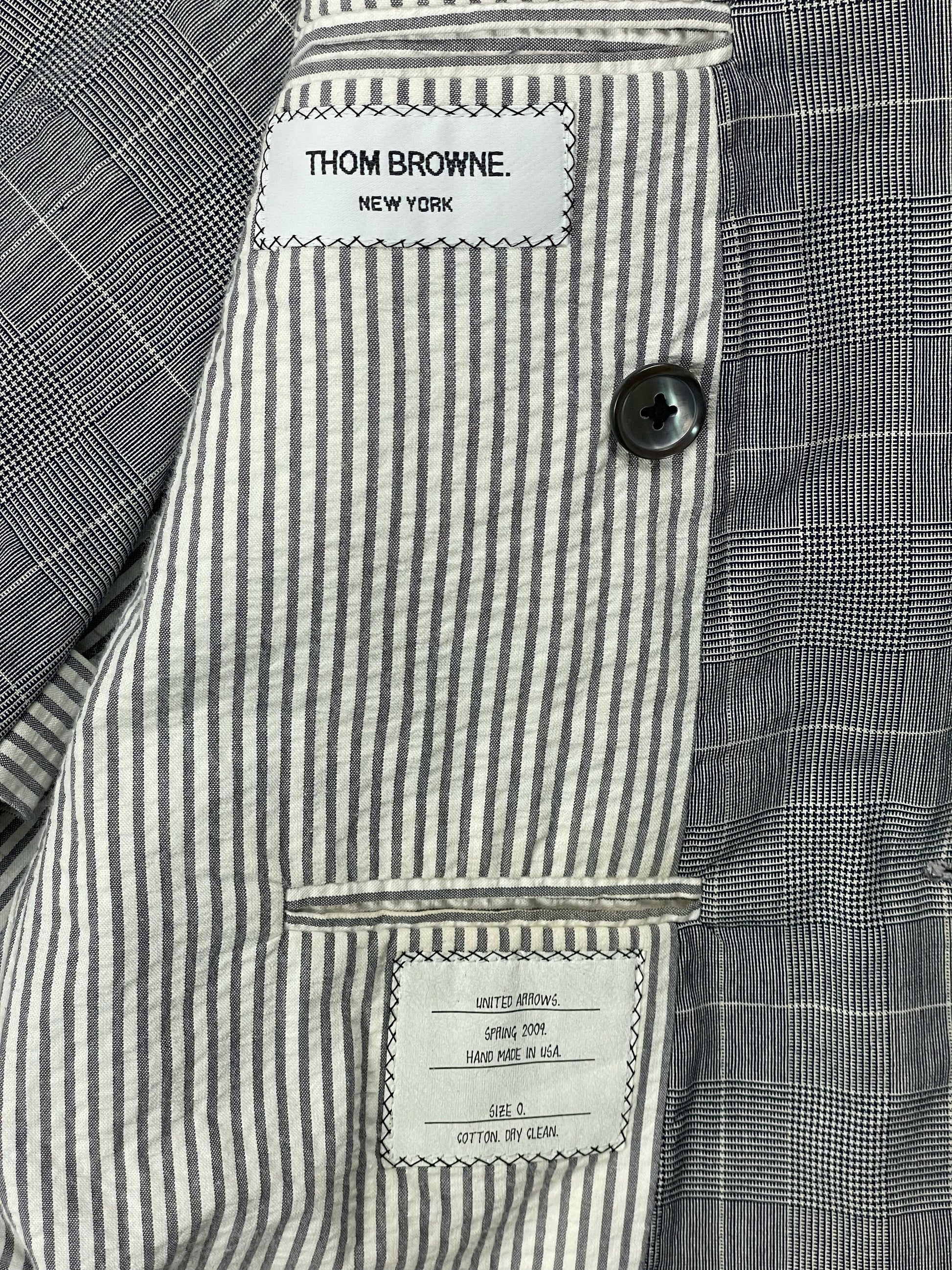 Thom Browne New York striped cotton lining Spring 2009 United Arrows blazer