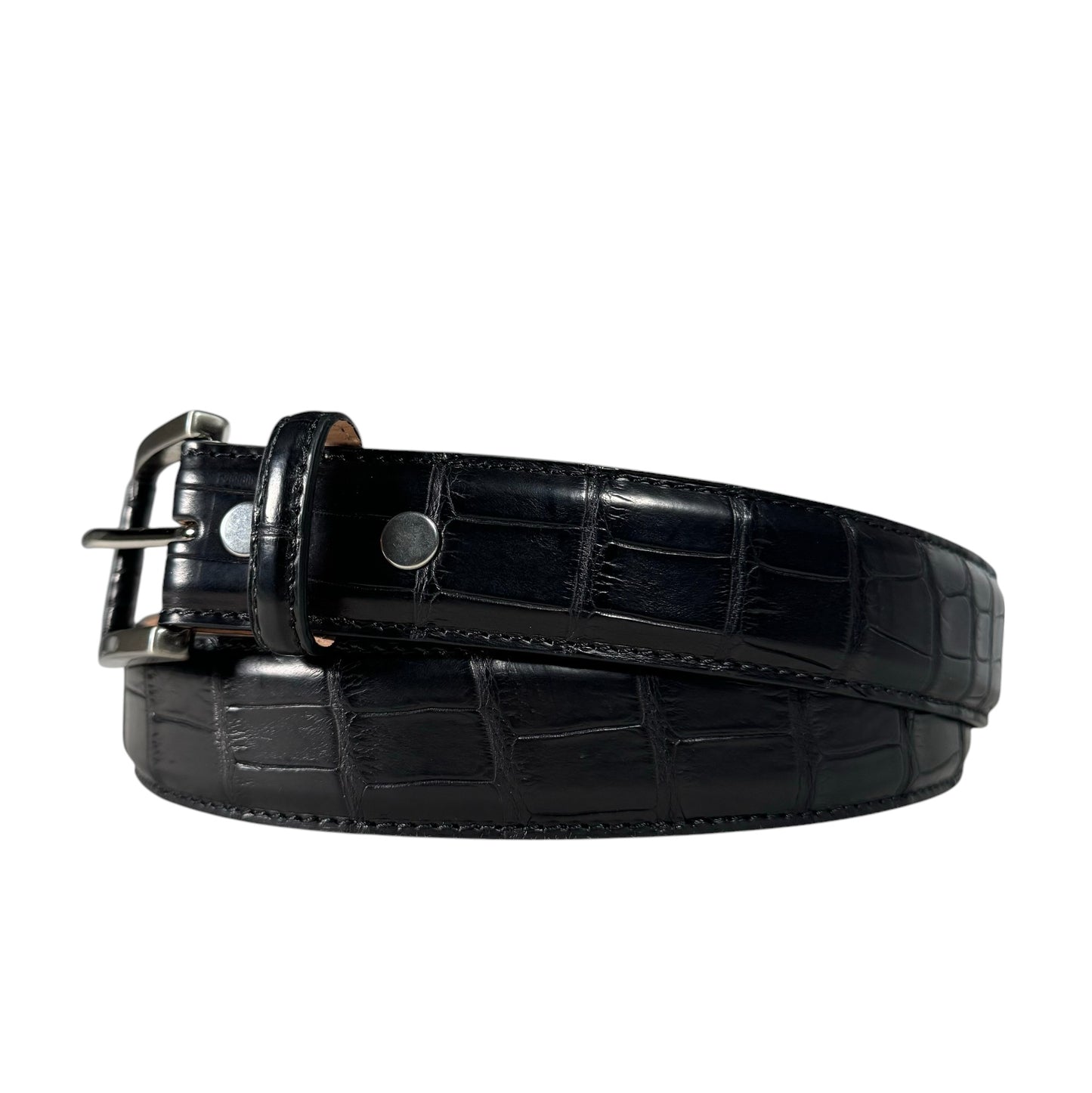 Black Alligator Belt