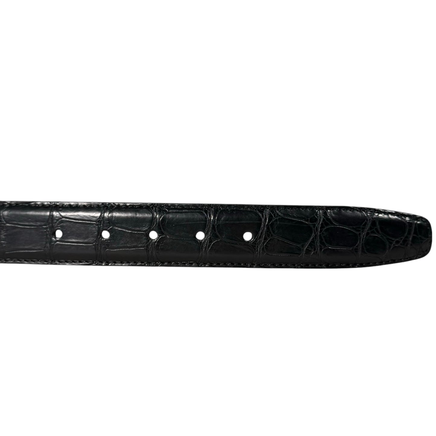 Black Alligator Belt