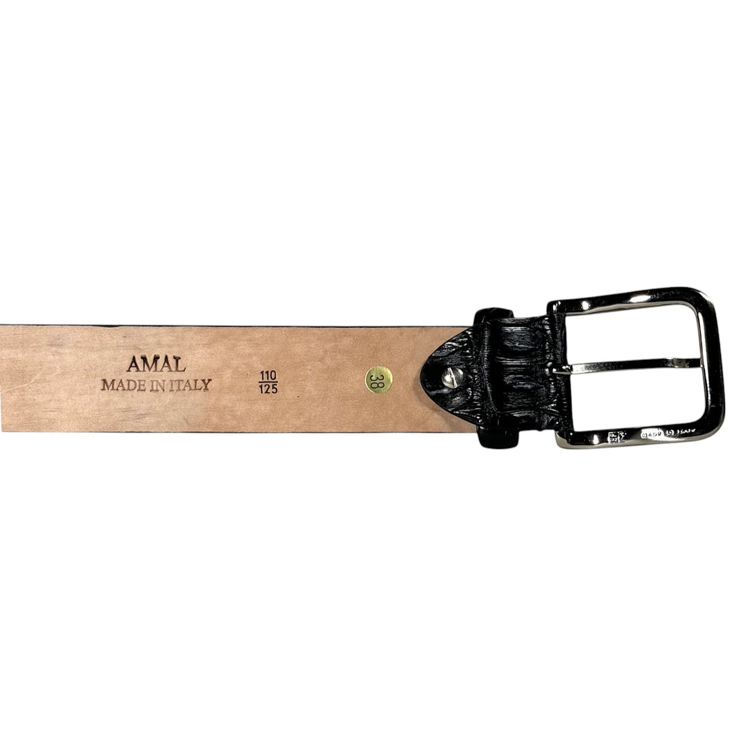 crocodile leather belt
