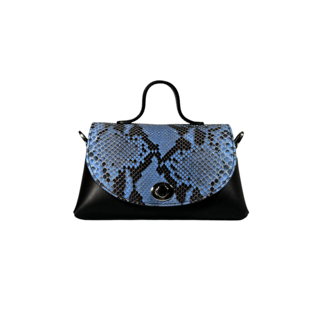 Blue Python Amy Bag