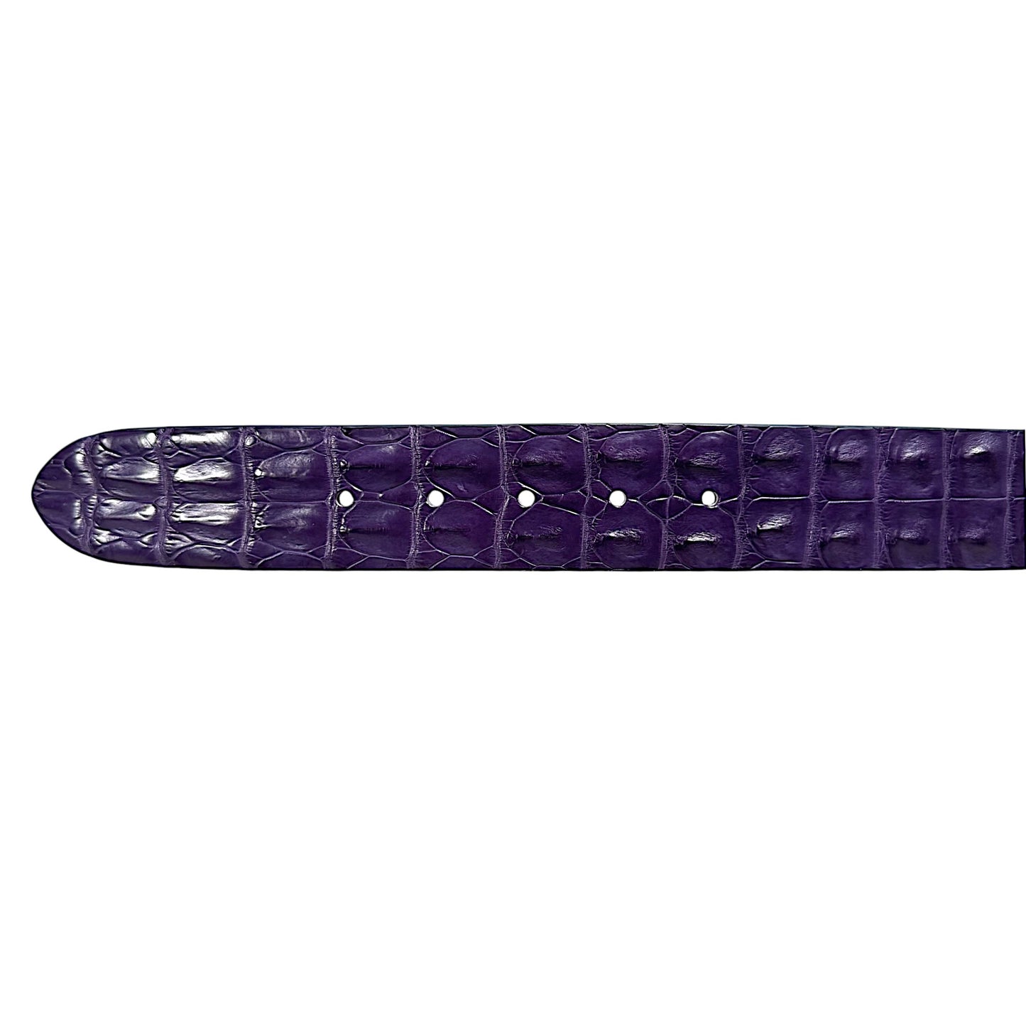 Purple Bone Crocodile Belt