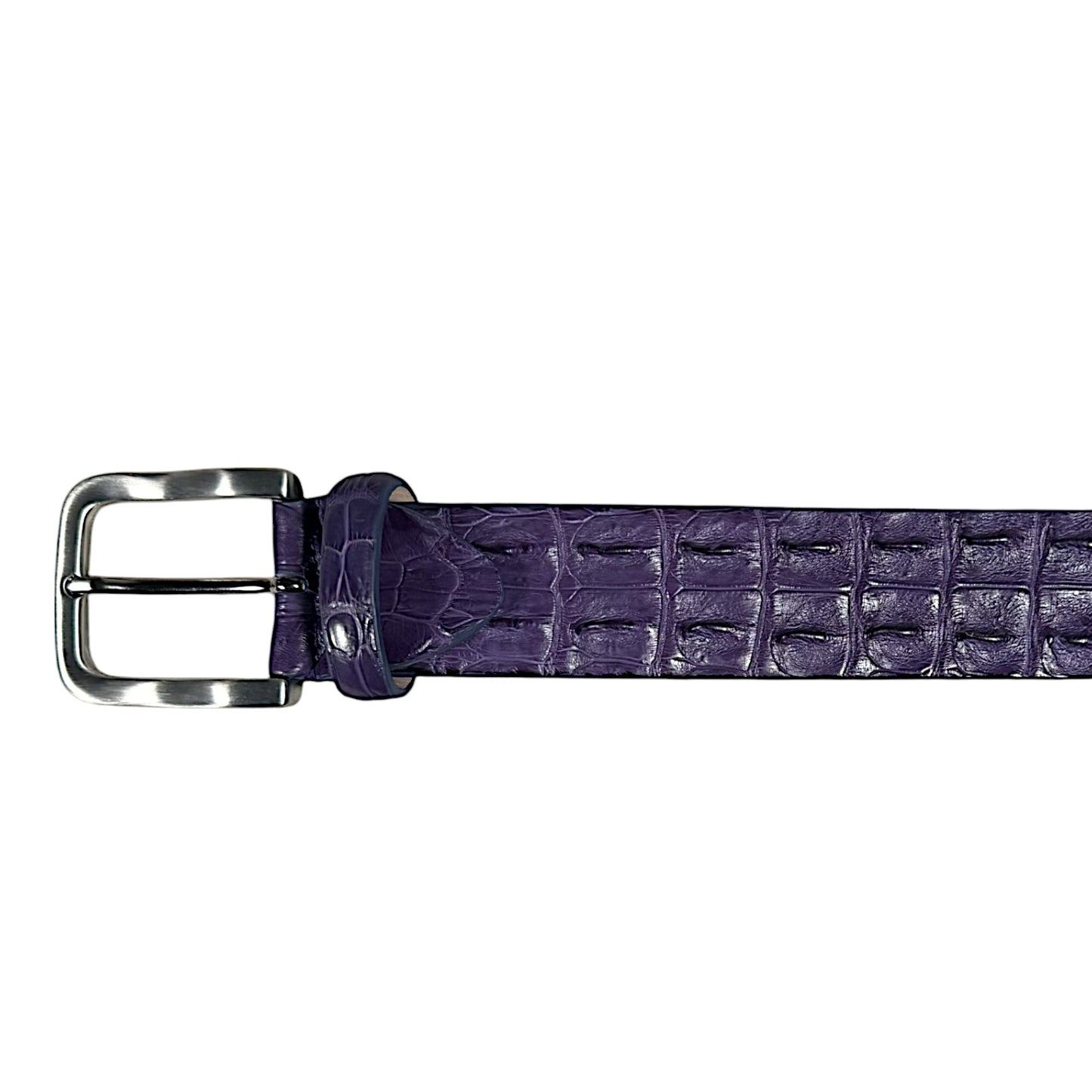 Purple Bone Crocodile Belt