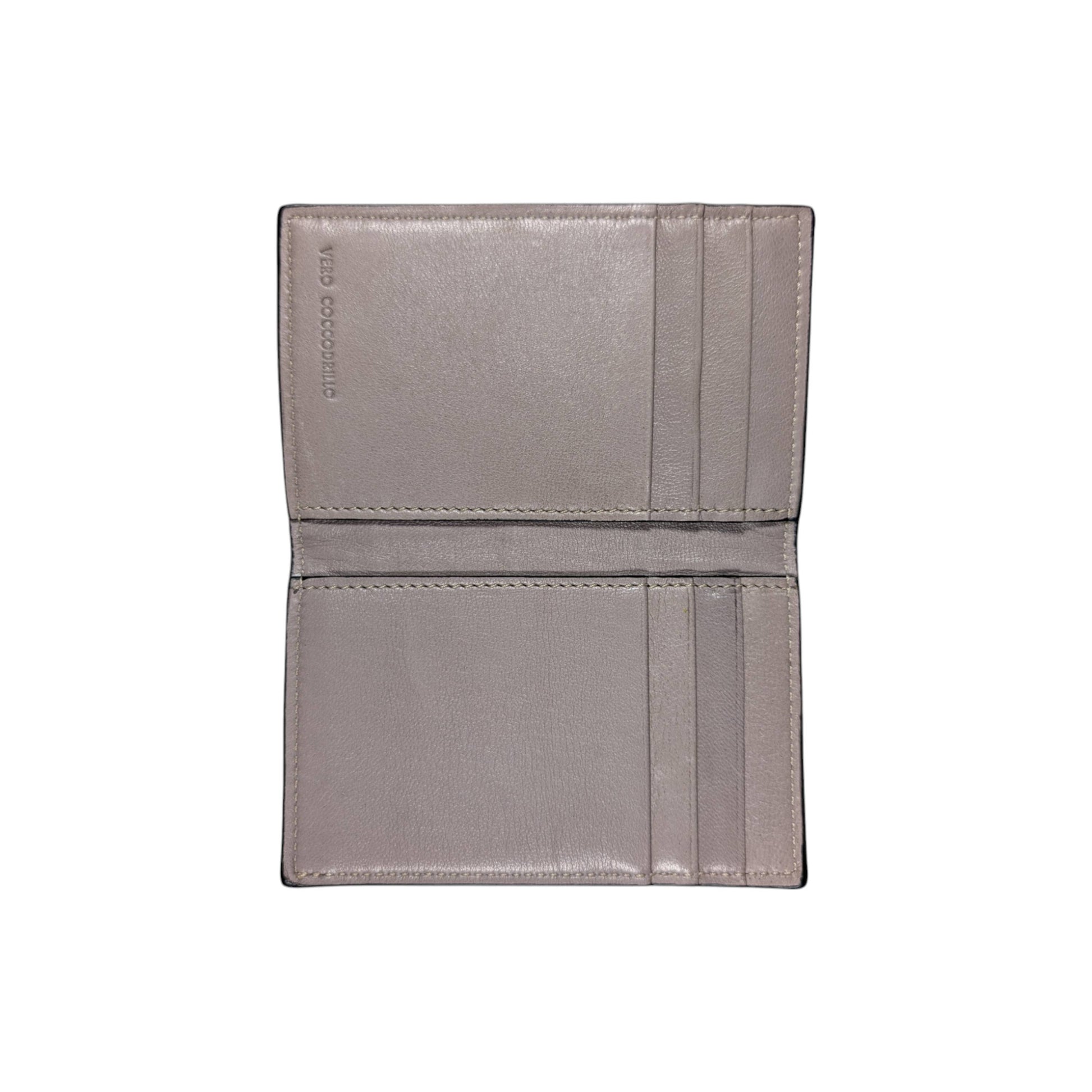 crocodile card holder