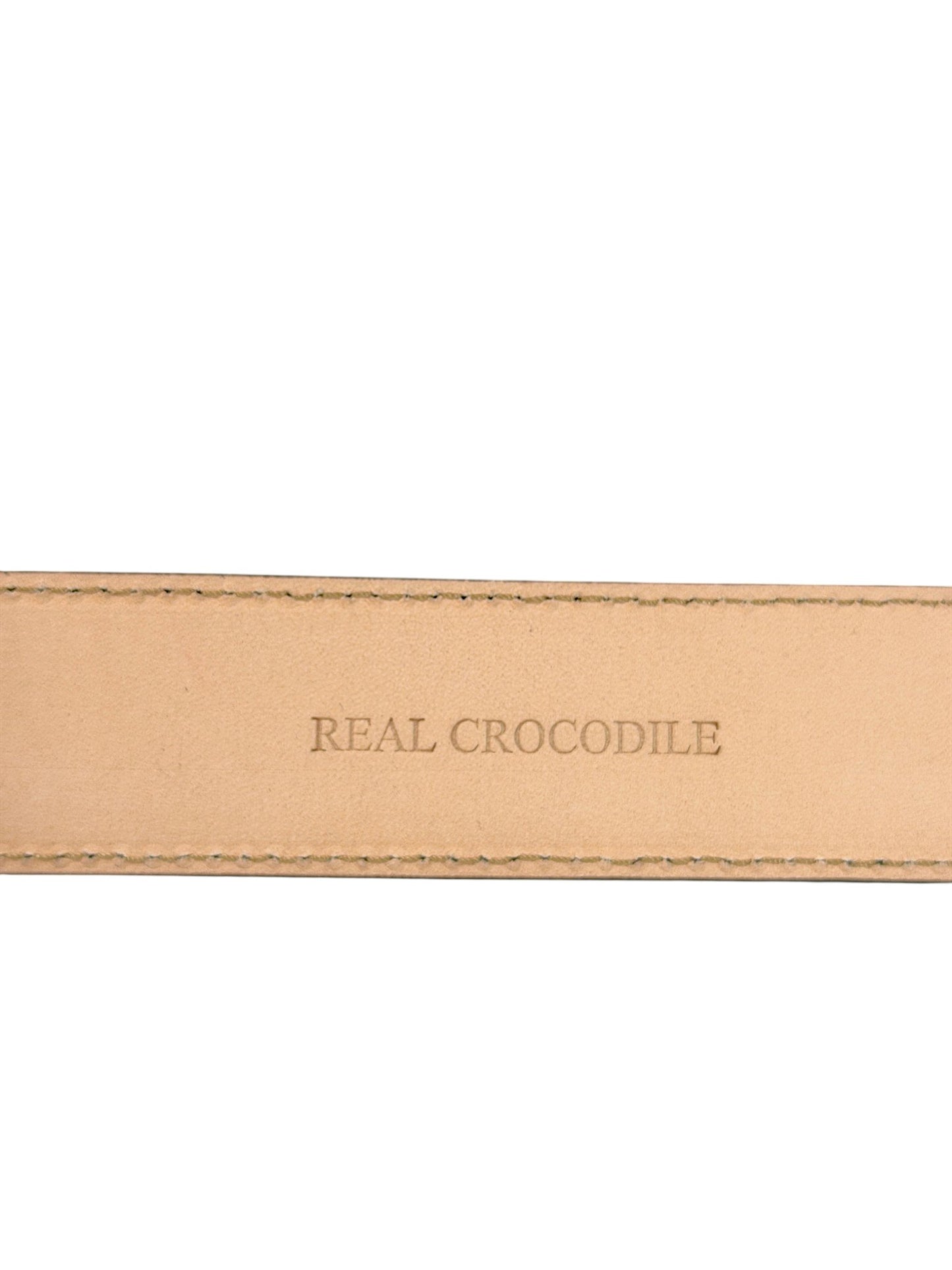 Crocodile Belt Strap Interchangeable Buckles