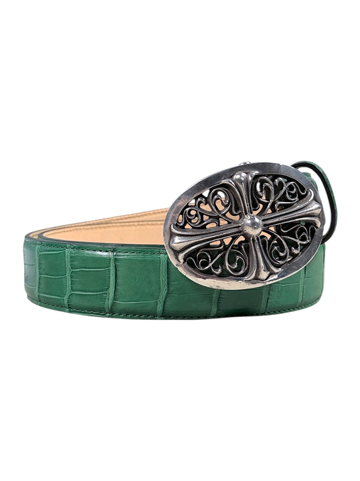 Exotic Leather Belt for Chrome Hearts Buckles