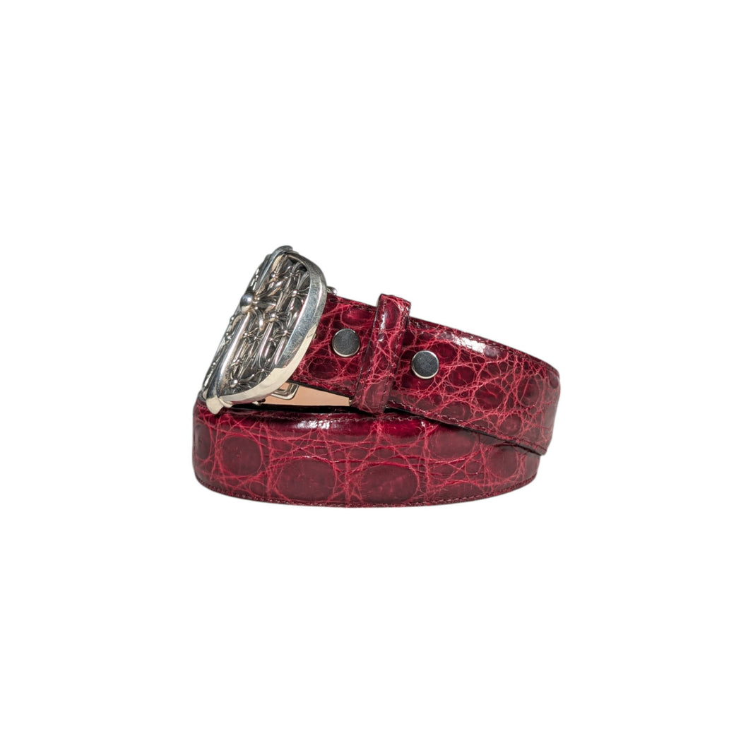 mens crocodile belt