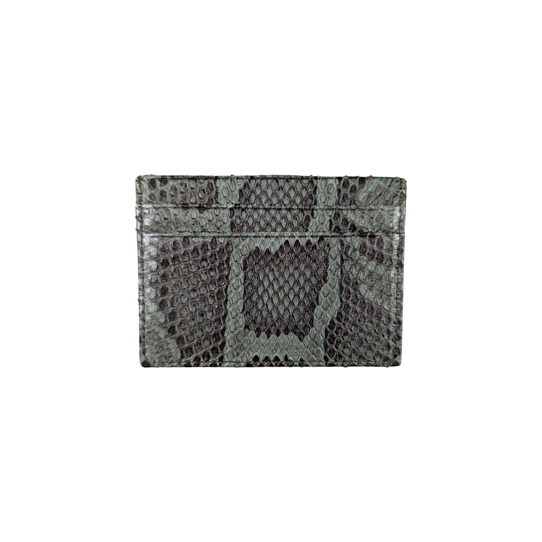 amal snakeskin card holder