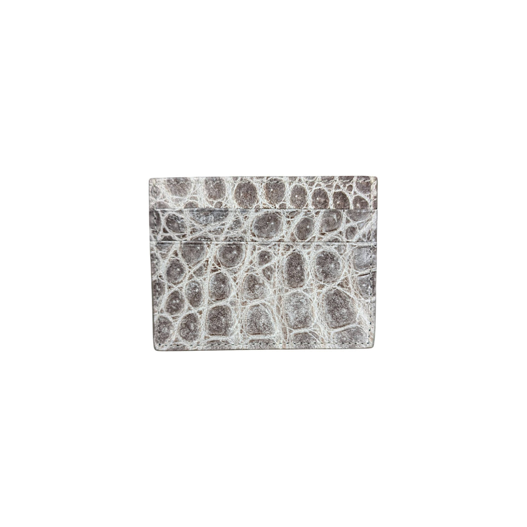Himalayan crocodile leather cardholder
