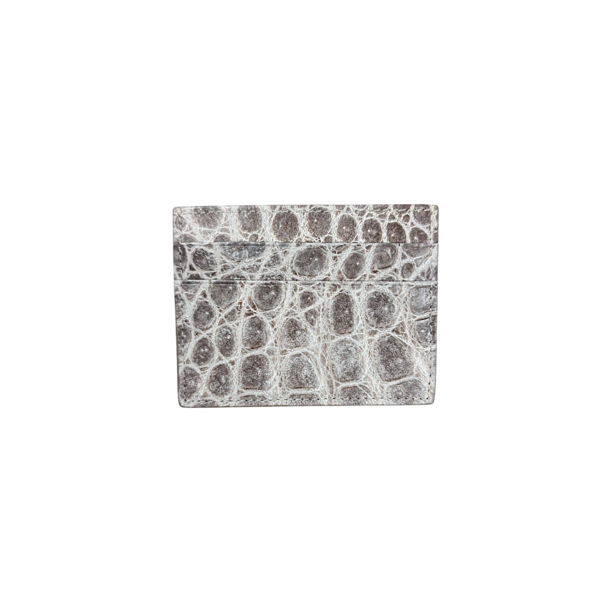 Himalayan crocodile leather cardholder