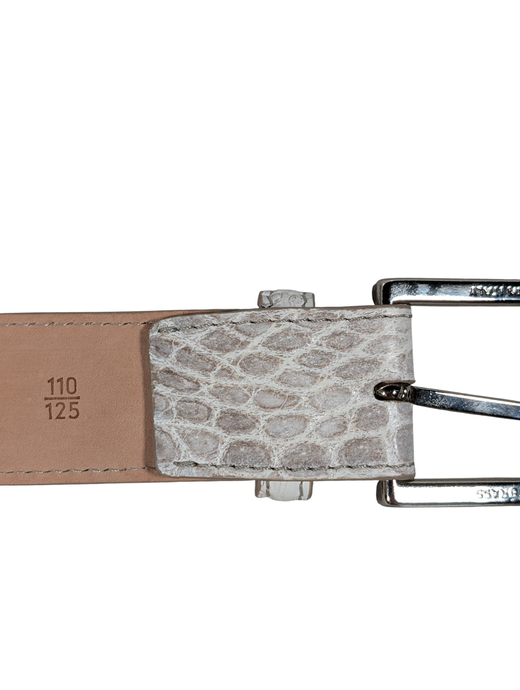 AMAL Himalayan Crocodile Leather Belt - Buckle System Archival