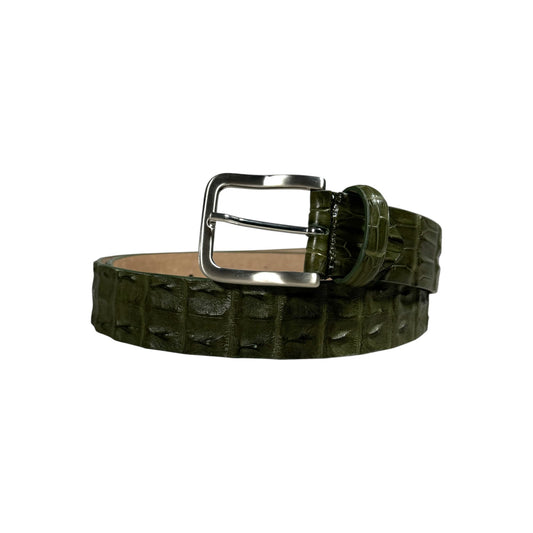crocodile leather belt