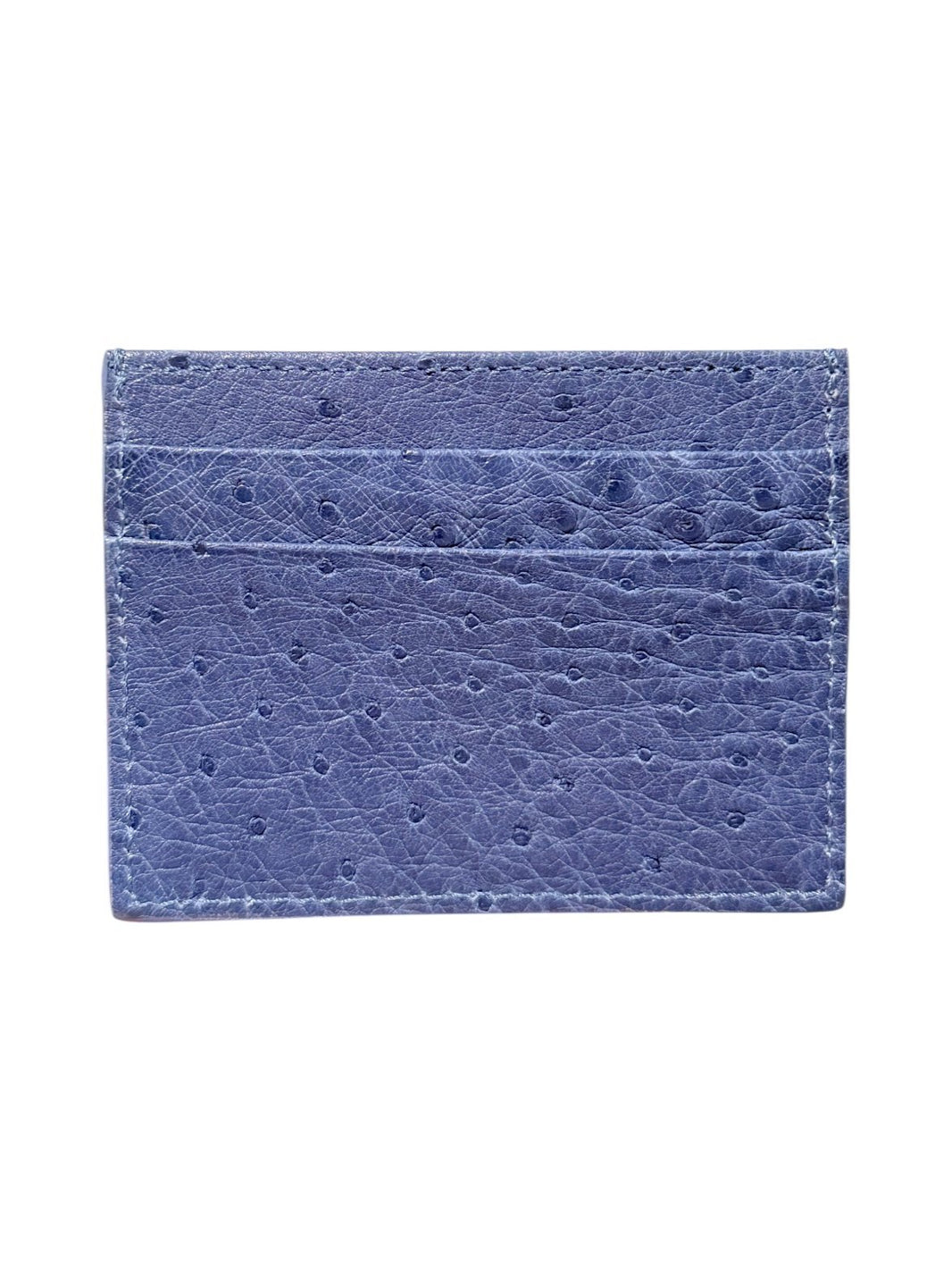 Ostrich Card Holder Blue