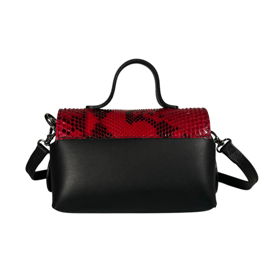 AMAL Red Python Amy Bag Verified YP Collective