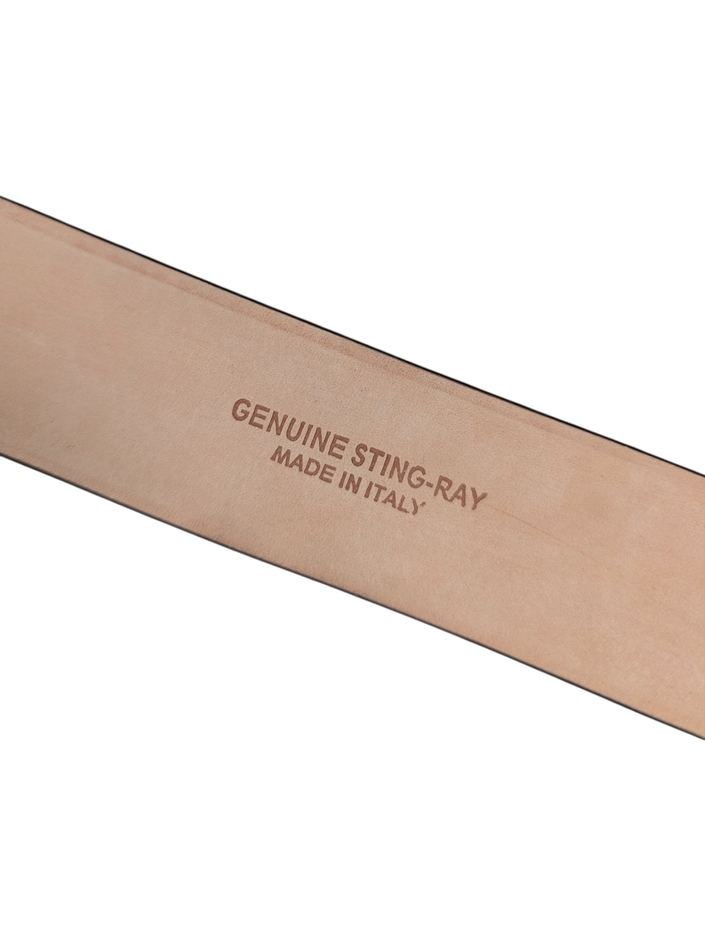 Exotic Caviar Stingray Leather Belt Strap