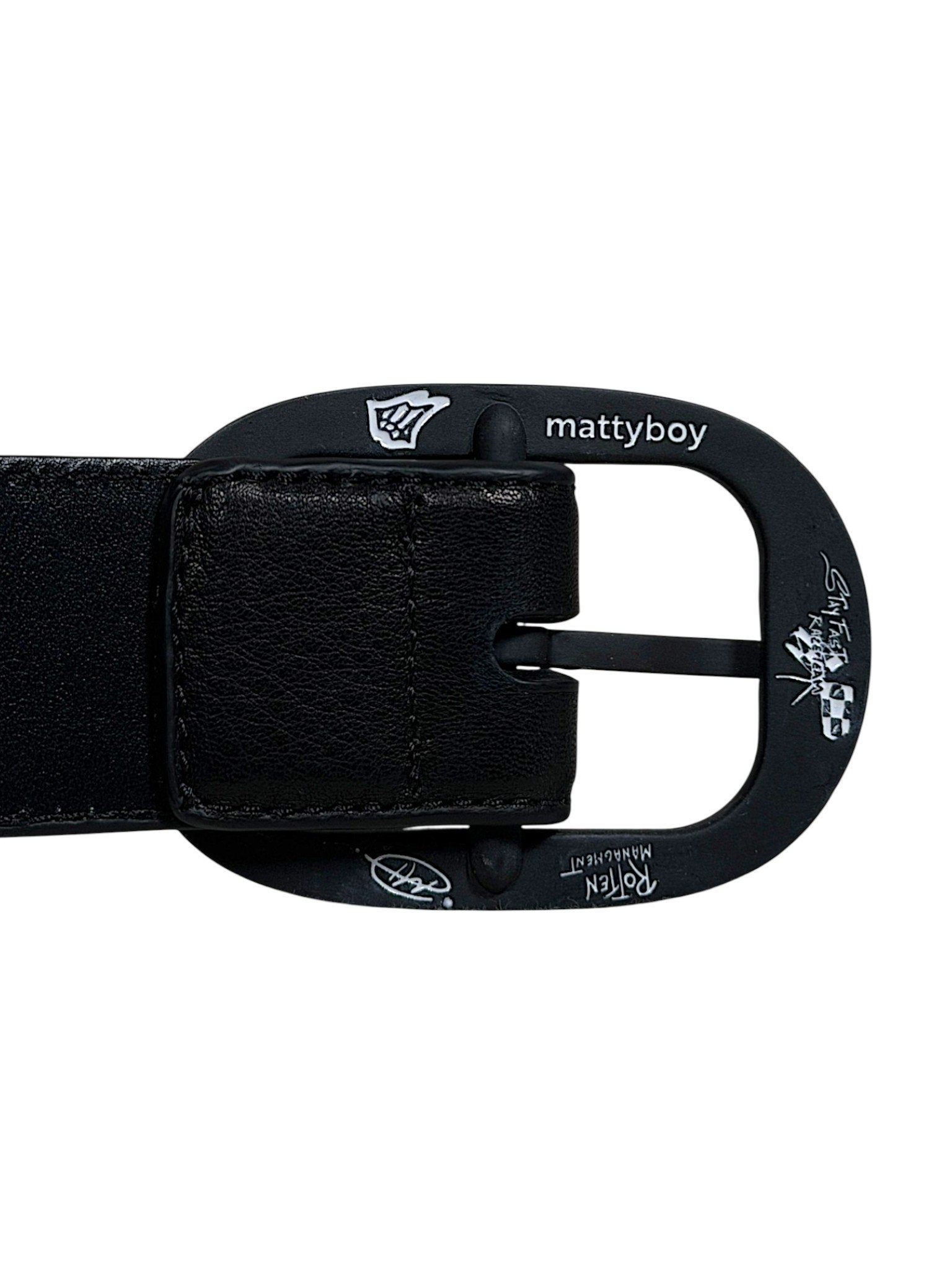 Matty Boy Streetwear Belt Black Leather Collector Accessory